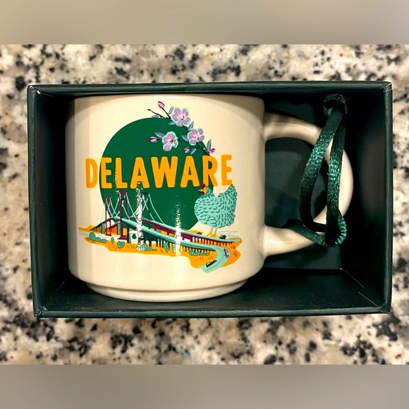 Starbucks Discovery Series Delaware Mug Ornament Limited Edition BRAND NEW - Picture 1 of 5